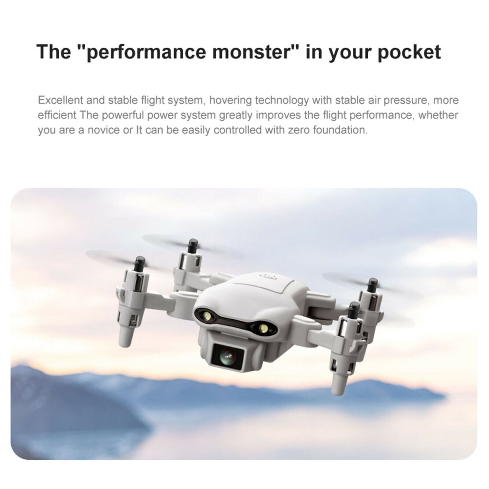 RC Drone 4K HD Wide Angle Camera WIFI FPV V9 Drone Dual Camera Quadcopter 2023