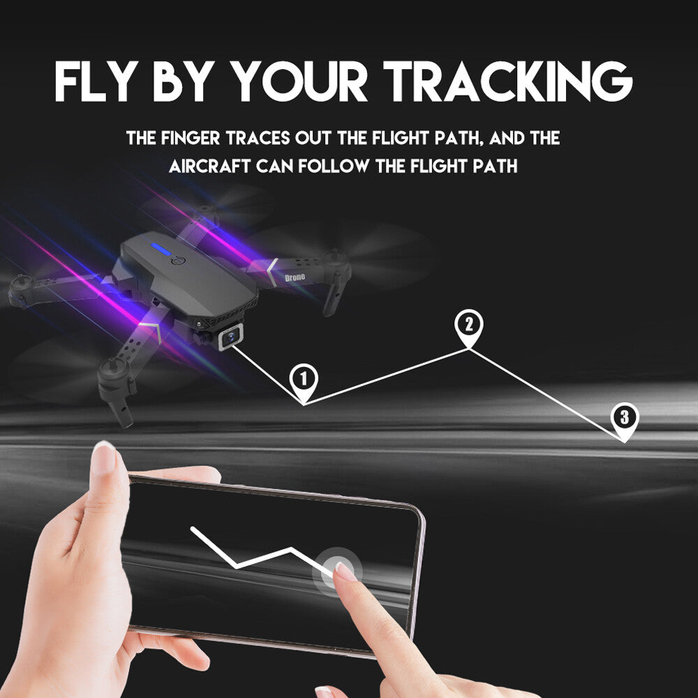 RC Drone with 4K HD Dual Camera Wifi FPV Foldable Quadcopter + 4 Battery 2023 US