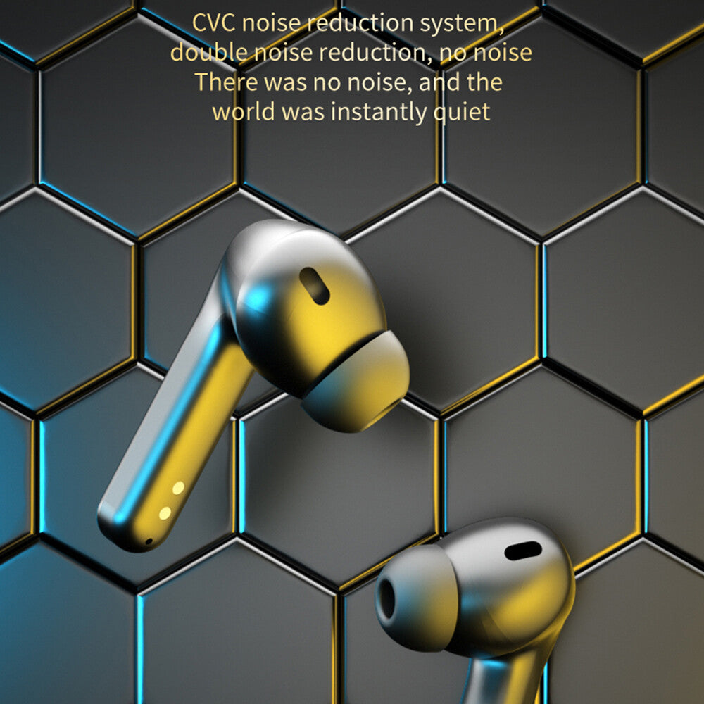 Bluetooth 5.2 True Wireless Earbuds Waterproof Headphones with Charging Case US