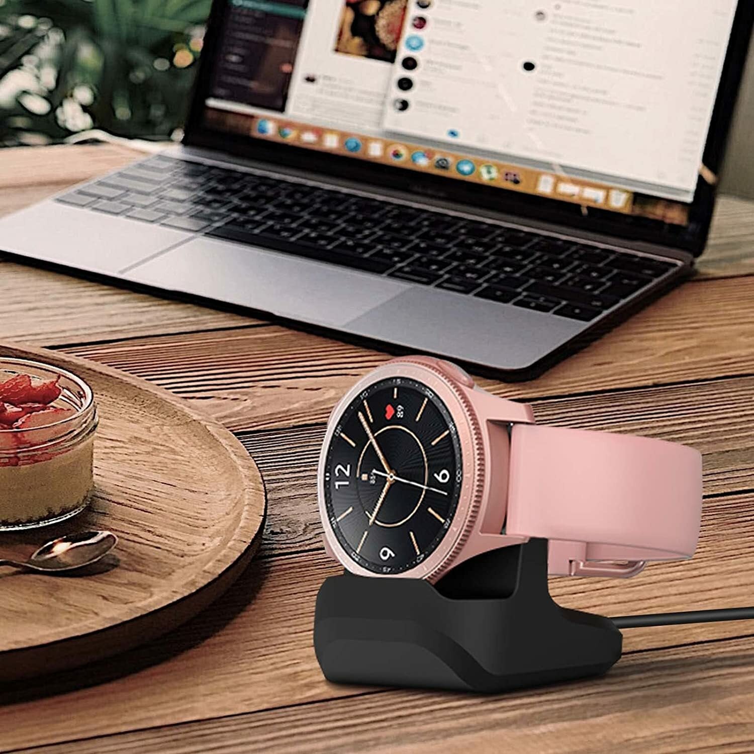 Wireless Charger Magnetic Dock for Samsung Galaxy Watch 4 Classic Watch3 Active2