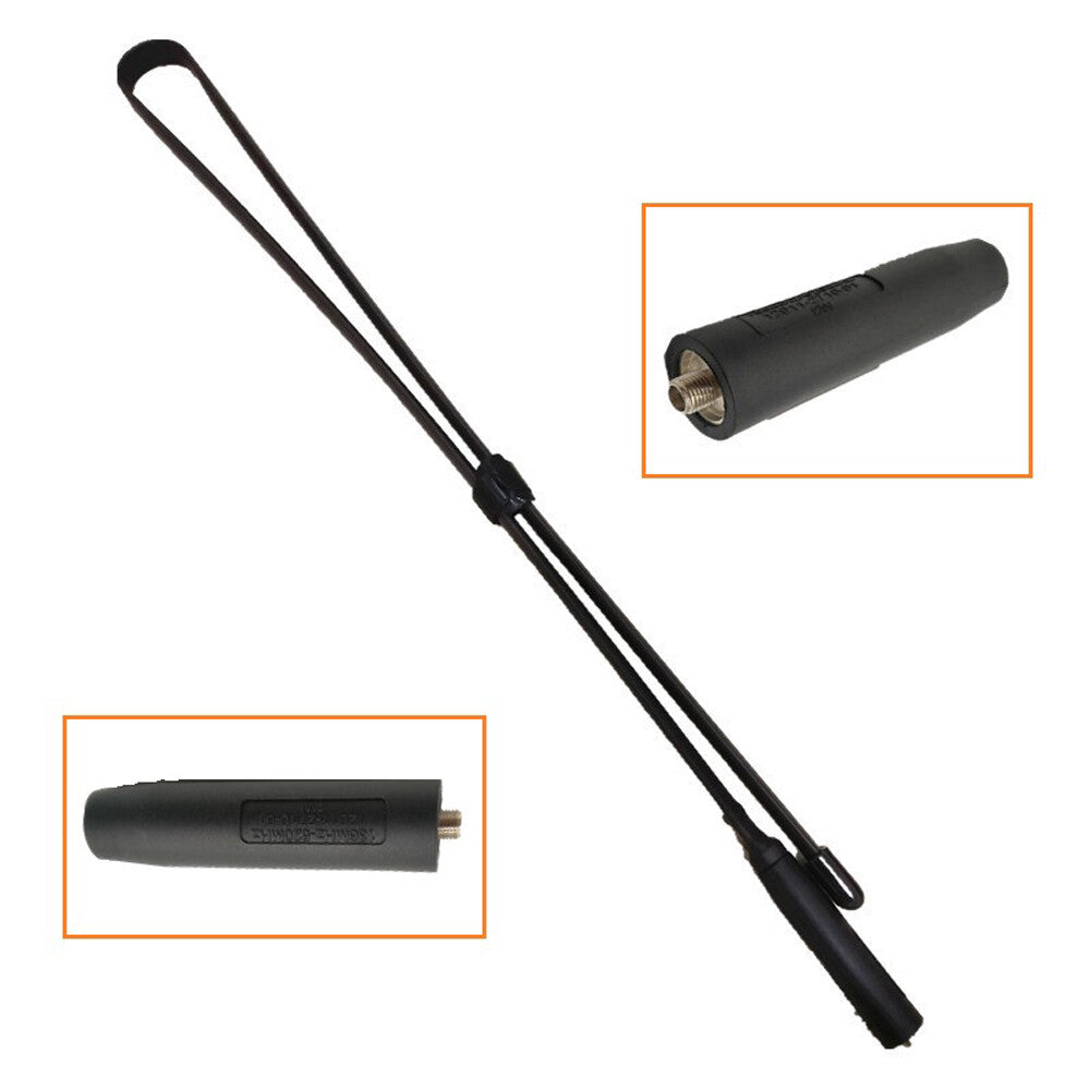 Tactical Antenna 42.5'' Sma-Female VHF/UHF for Baofeng UV-5R UV-82 Two Way Radio