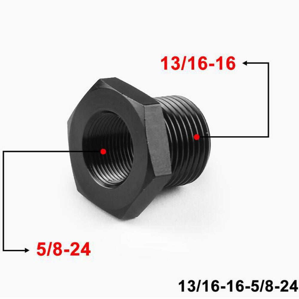 3 Pack Steel Thread Adapter Convert 5/8X24 to 3/4X16.13/16X1