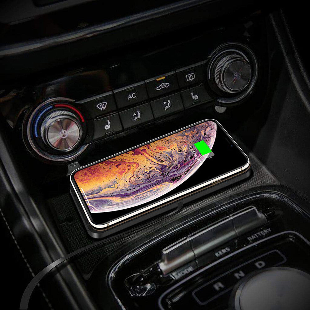 Wireless Car Phone Charger Fast Charging Pad Mat for Iphone 15 Pro Max 13 12 11