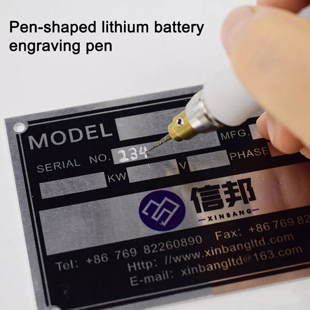 35000R/M Electric Graver Pen Engraving Tool Kit for Jewelry Wood Metal Glass US