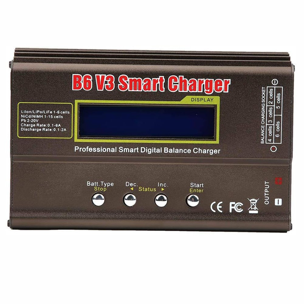 Smart Battery Balance Charger B6 V3 Lipo Discharger 80W 6A for RC Toys NIMH Lihv