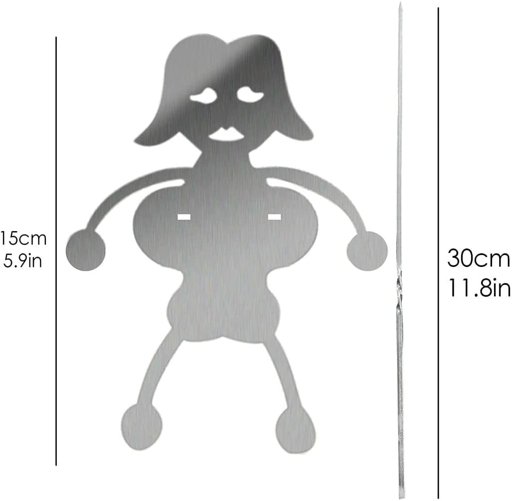 BBQ Sticks Fork Barbeque Roasting Campfire Hot Dog Boys Girls Marshmallow Funny