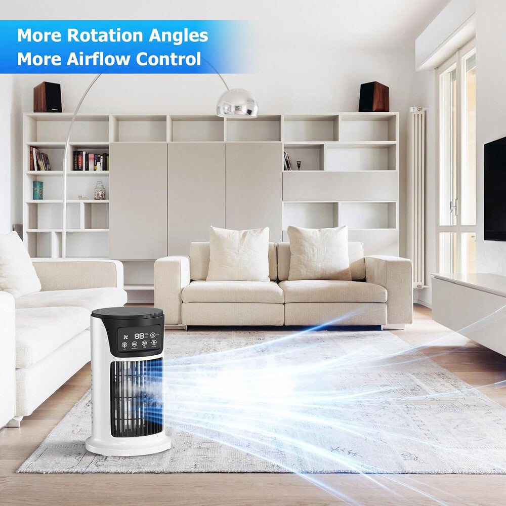 Humidifier Portable Air Cooler Fan LED Mini AC Air Conditioner Personal Cooling