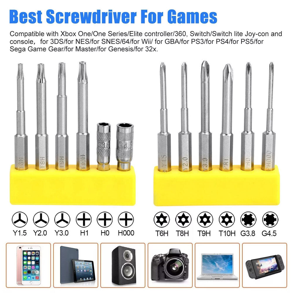 Cleaning Repair Tool Set Screwdriver Kit for PS5 Xbox One Controller Console PS4