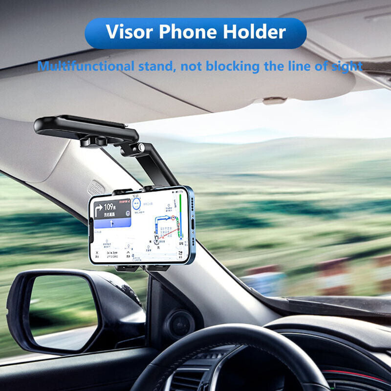 1080° Rotatable Retractable Car Phone Holder Universal Multifunction Stand USA