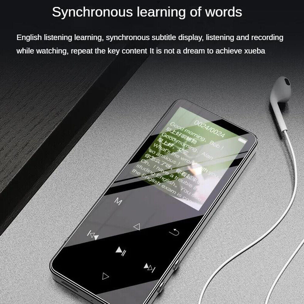 MP4/MP3 Player Support 128GB Bluetooth Lossless Music FM Radio Recorder Sport US