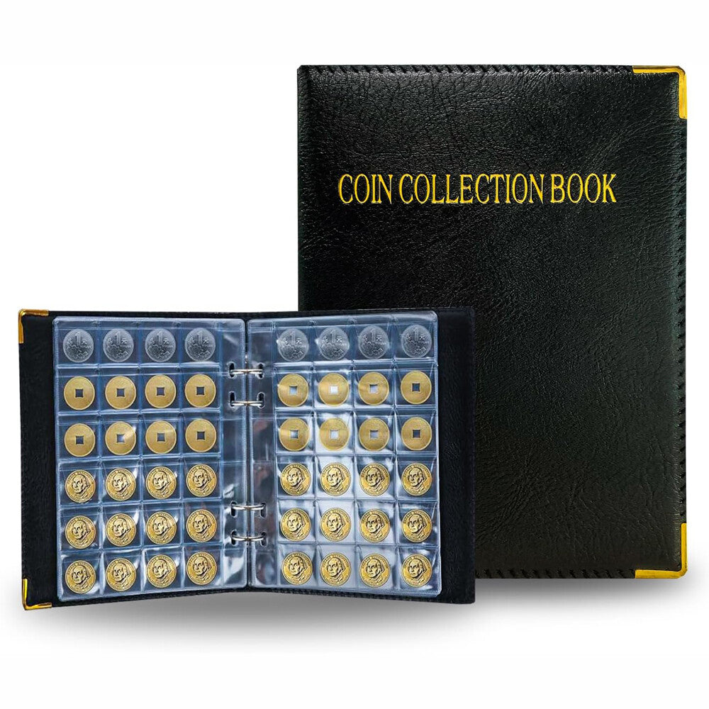 480 Pocket Coin Collection Album Collection Coin Books High Capacity Coin Holder