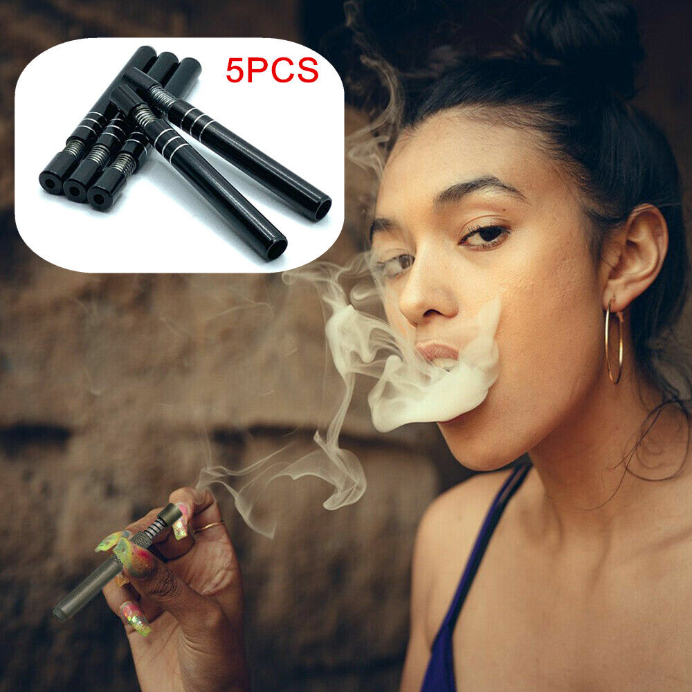 5X Self Cleaning One Hitter Metal Bat Tobacco Smoking Dugout Pipe Accessory US