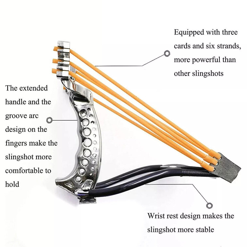 Hunting Slingshot Heavy Duty Wrist Western Kit Fit Adult Teens Outdoor Sports US