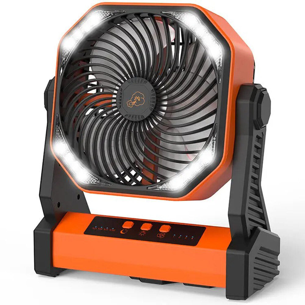 Camping Fan up to 99Hours Battery Powered Portable Outdoor W/22000Mah Power Bank