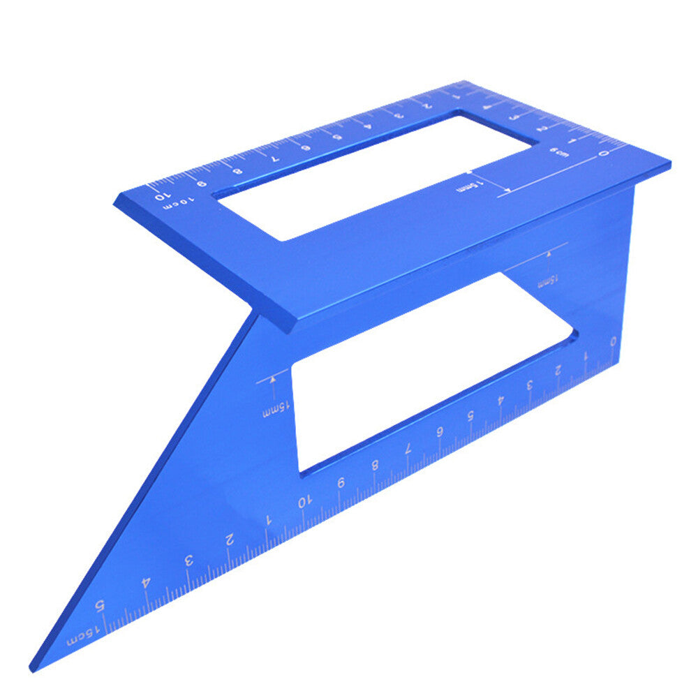 45/90 Degree Gauge Right Angle Ruler Measuring Woodworking Measuring Protractor