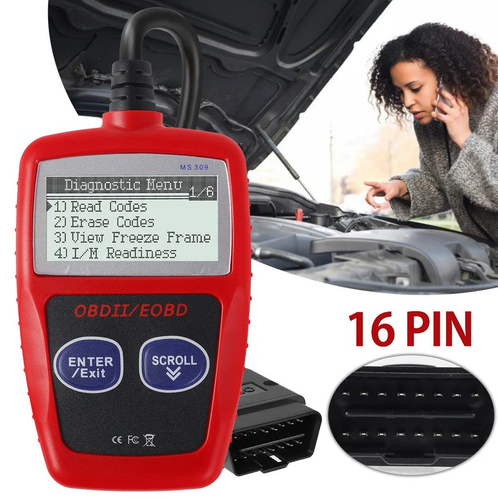 OBD2 Scanner OBD Code Reader Automotive Car Check Engine Fault Diagnostic Tool