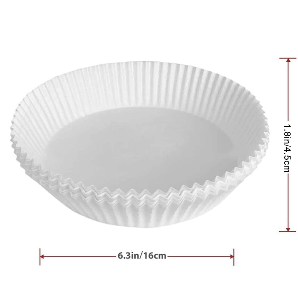 50/100 Air Disposable Paper Liner Fryer Non-Stick Parchment for Baking Roasting