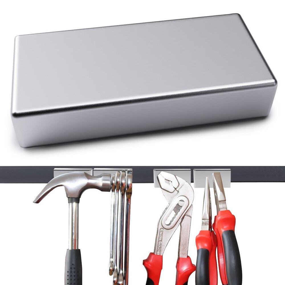 2PCS Magnets Big Block Super Strong N52 Neodymium Large Magnet Rare Earth USA
