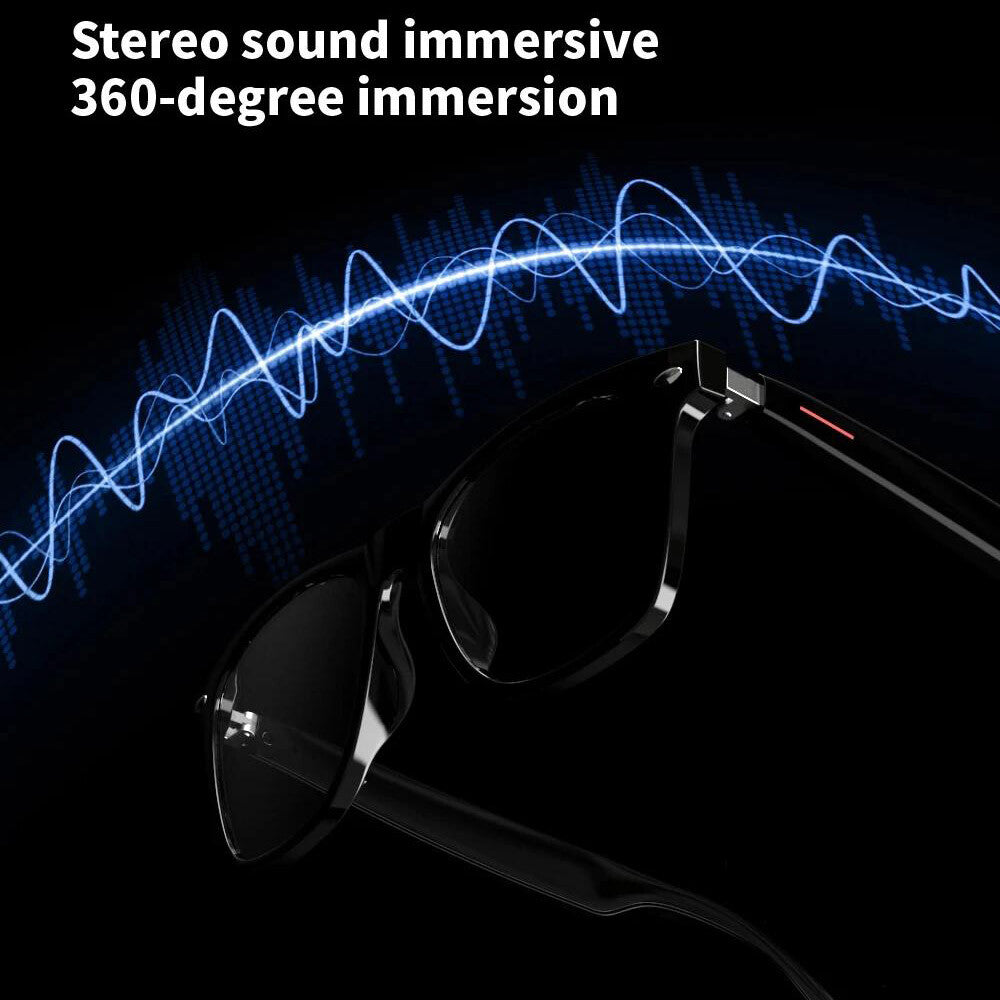 Smart Glasses Polarized Bluetooth 5.3 Call Music Sunglasses Headset Headphone US