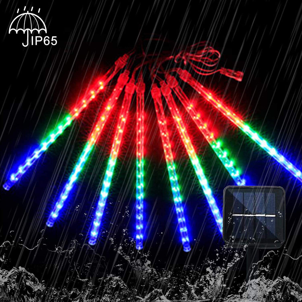288 LED Solar Lights Meteor Shower Rain Tree String Light Garden Party Outdoor