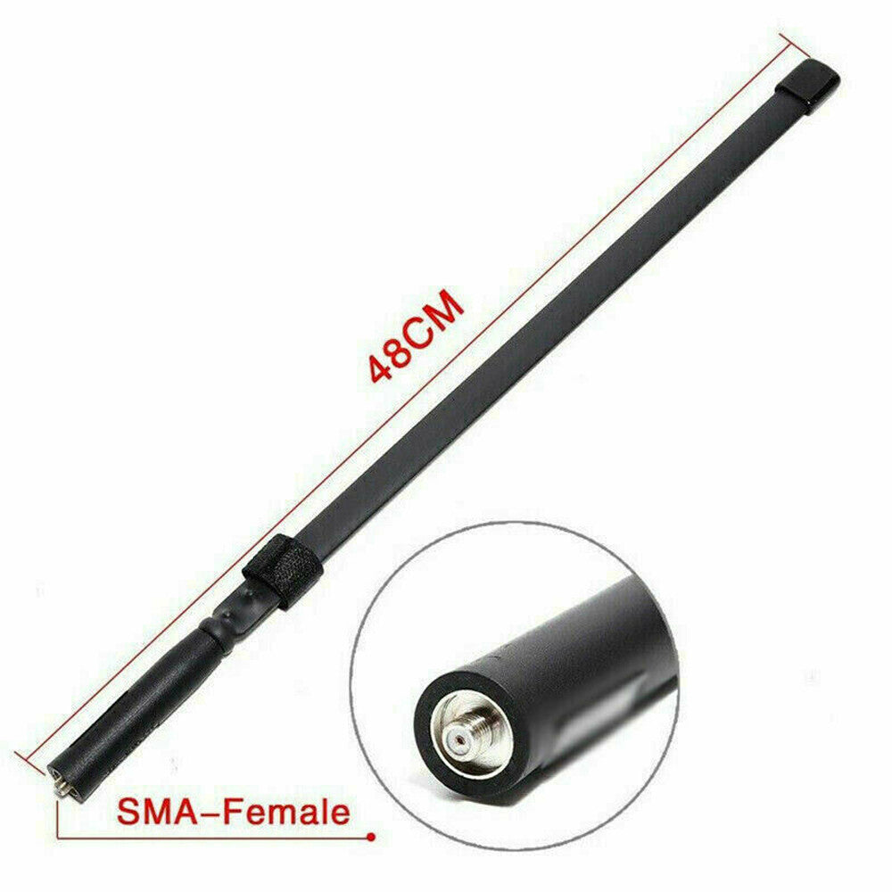 Tactical Antenna 42.5'' Sma-Female VHF/UHF for Baofeng UV-5R UV-82 Two Way Radio