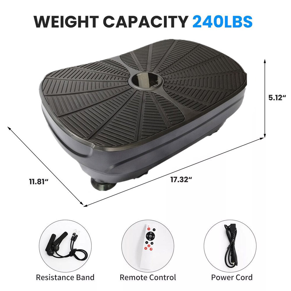 Vibration Platform Plate Whole Body Exercise Fitness Massager Machine Slim Music