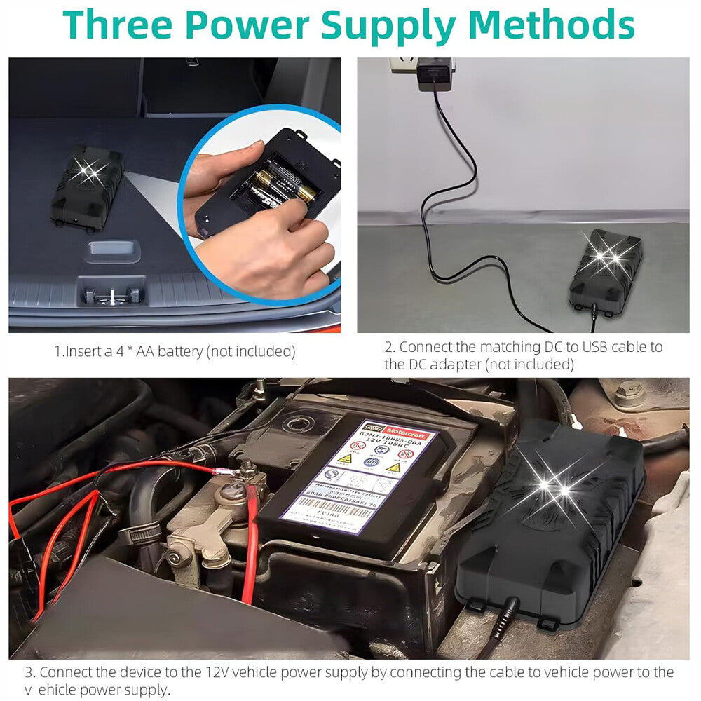 Car Ultrasonic Mouse Repeller Vehicle Rat Rodent Pest Animal Deterrent Repellent