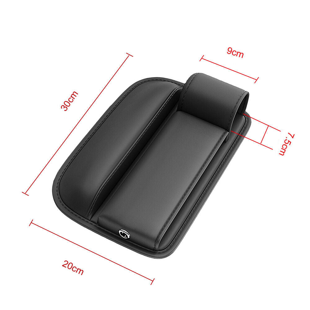 Left Side Car Accessories Seat Gap Filler Phone Holder Storage Box Organizer Bag