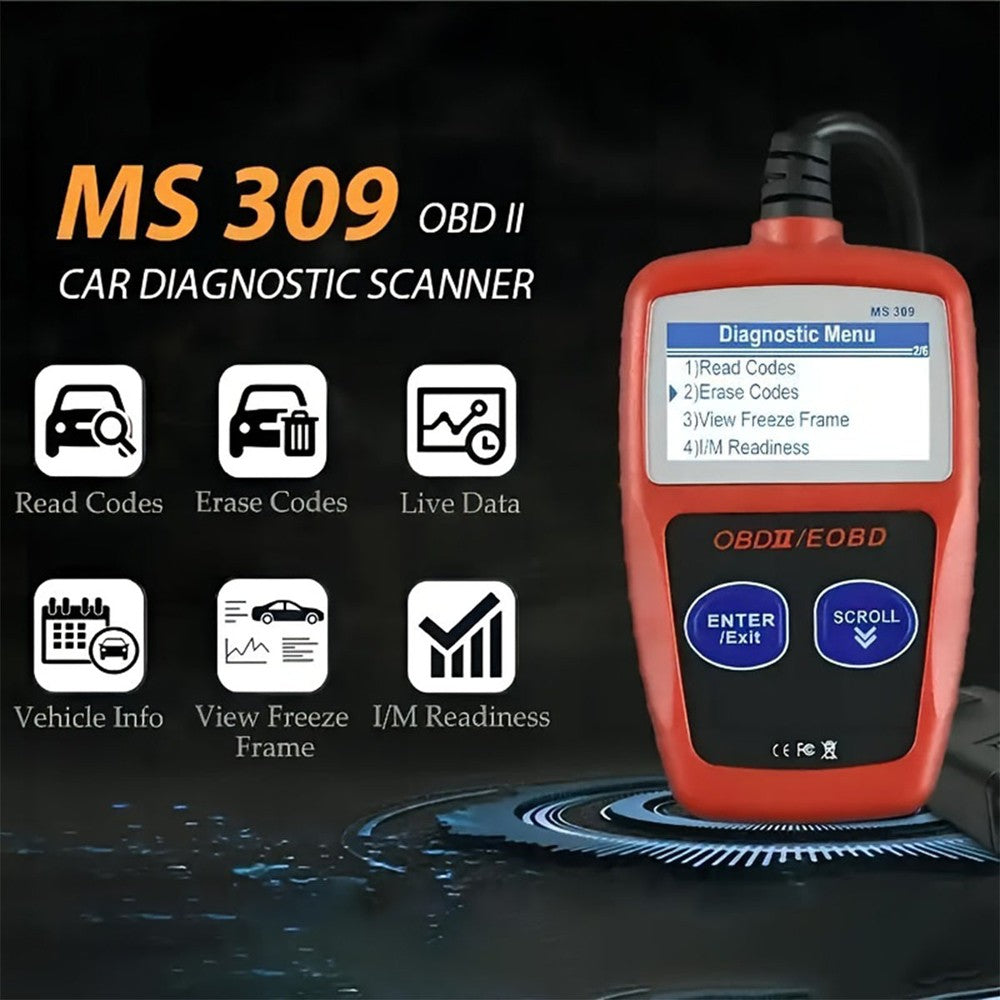 OBD2 Scanner OBD Code Reader Automotive Car Check Engine Fault Diagnostic Tool