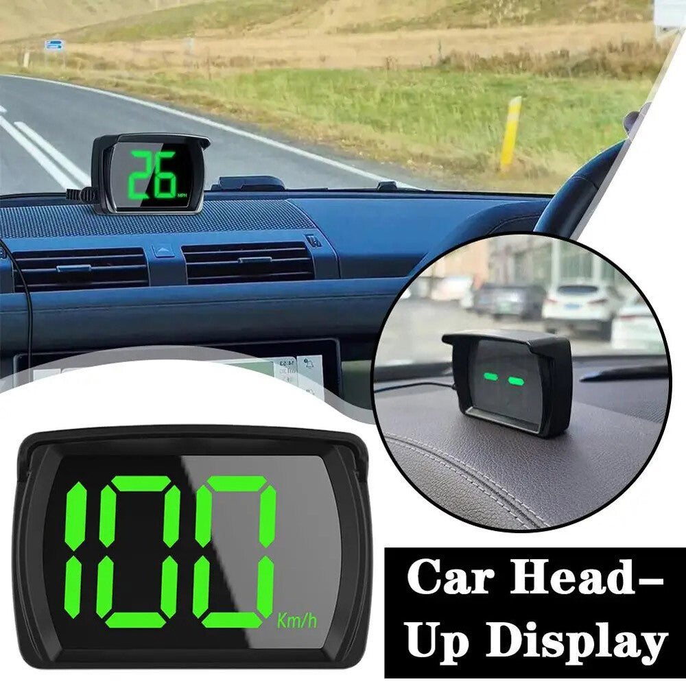 GPS Digital Speedometer Car Truck Motorcycle Head up Display Odometer HUD MPH