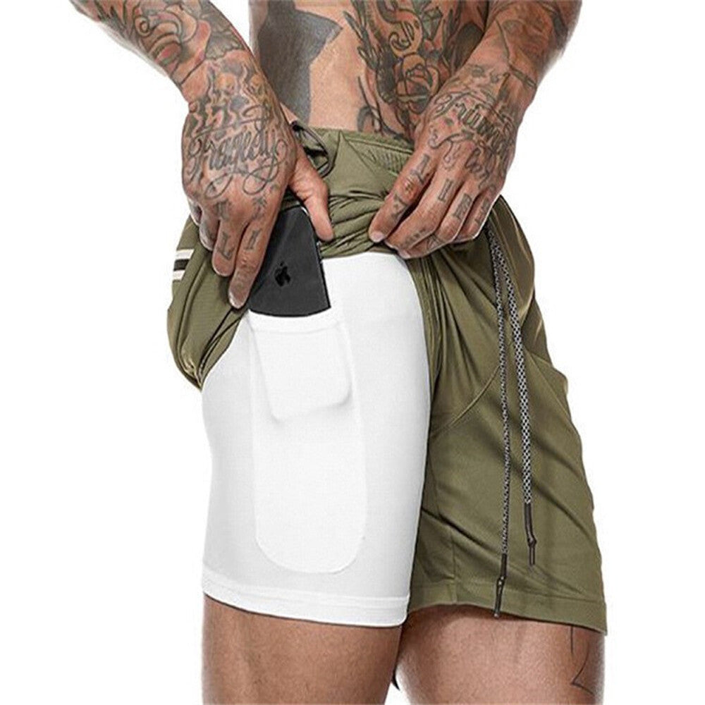 Mens Shorts Elasticated Waist Jogging Shorts Gym Workout Shorts Fitness Running