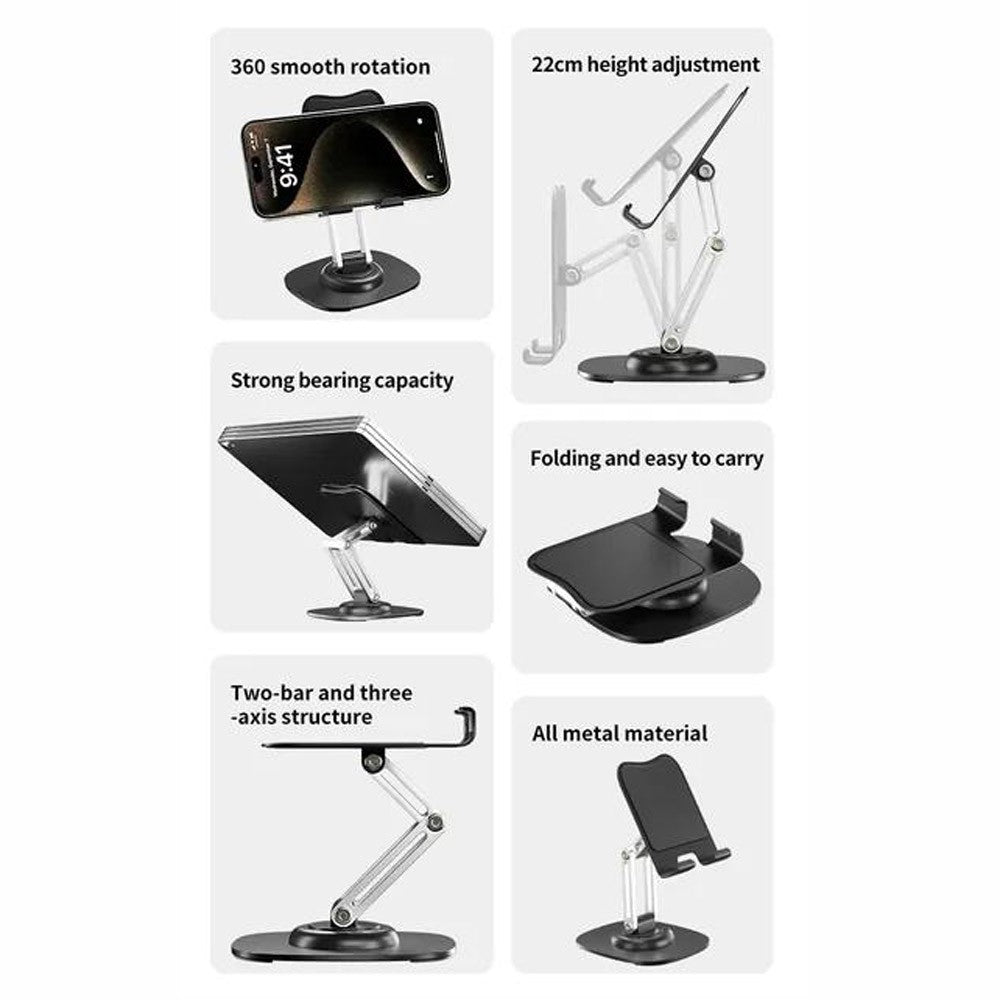 Adjustable Universal Tablet Stand Desk Holder Mount for Iphone Air 17 Pro Max US