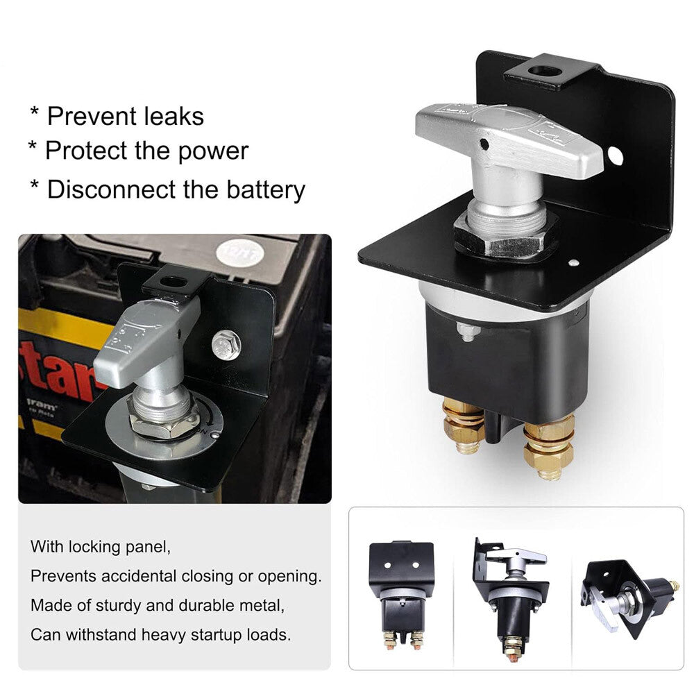 12V-36V Battery Kill Switch Disconnect Isolator Power Cut off Car Boat Marine RV