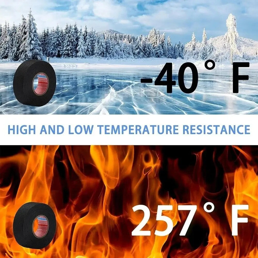 8 Rolls Cloth Tape Wire Electrical Wiring Harness Car Auto SUV Truck 19Mmx15M US