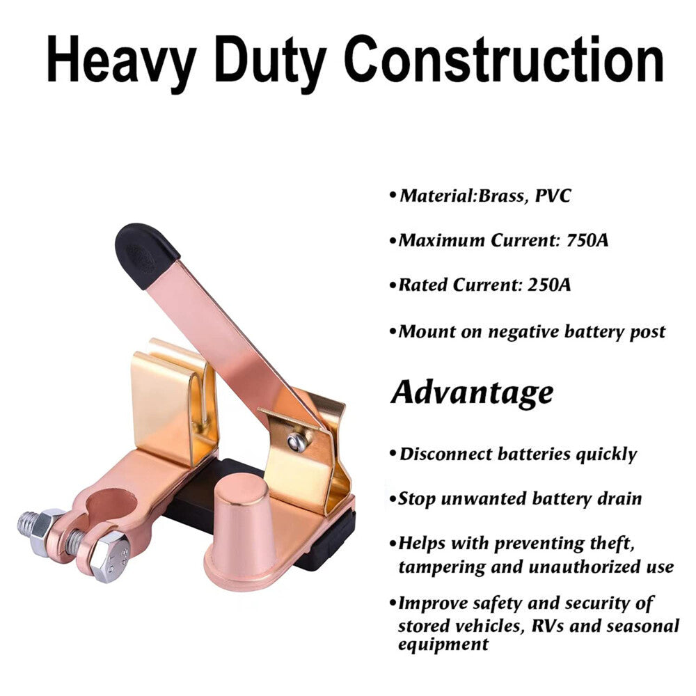 Battery Isolator Switch Disconnect Power Cut off Kill for Car Vehicle RV Auto US