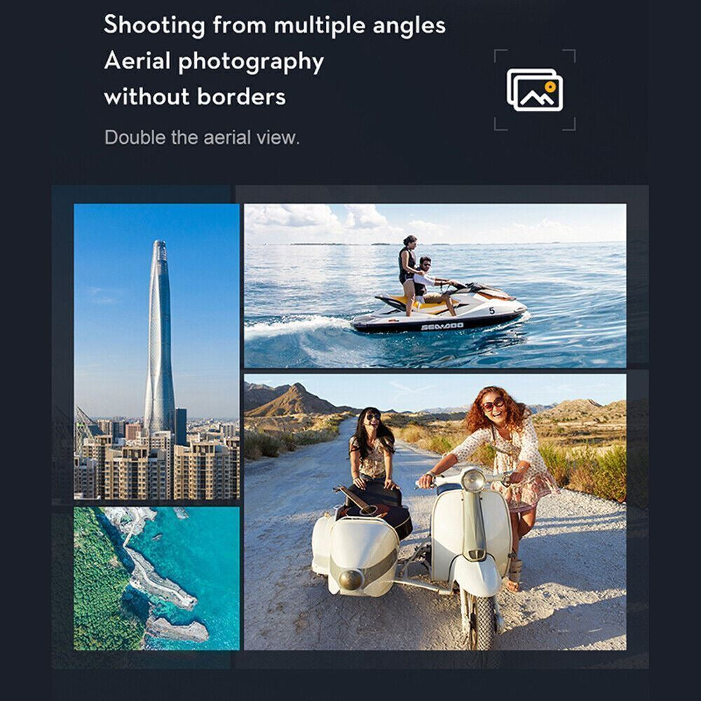 2022 XT8 RC Drone 4K HD Wide Angle Camera WIFI FPV Drone Dual Camera Quadcopter