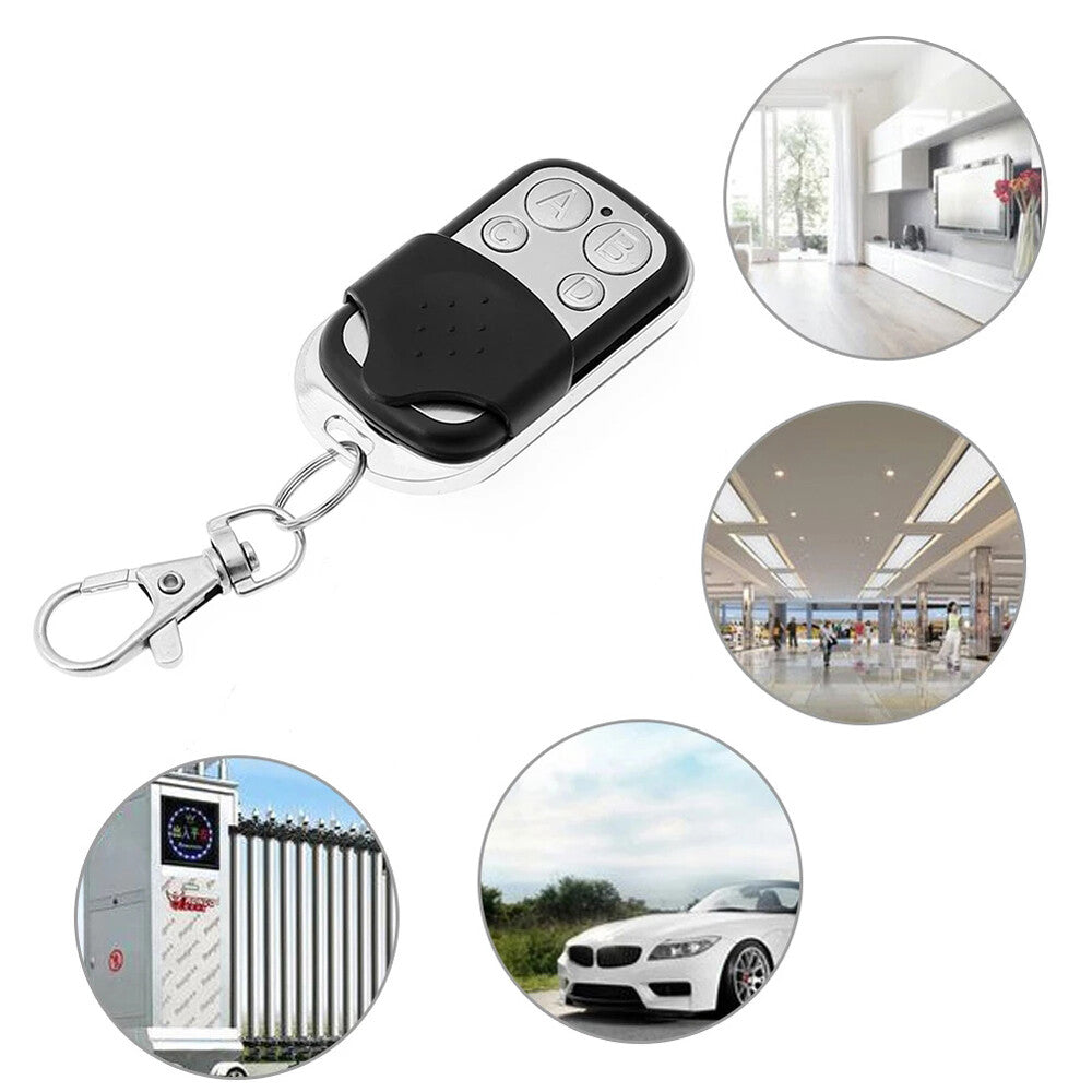 4X Universal Electric Cloning Remote Control Key Fob 433Mhz for Gate Garage Door