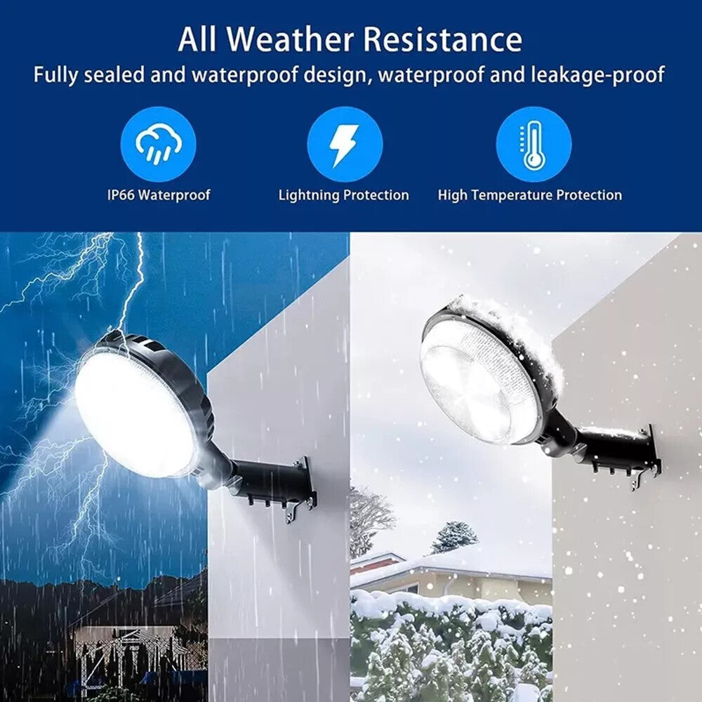 150W Flood Light LED Barn Yard Street Waterproof Outdoor Security Dusk to Dawn