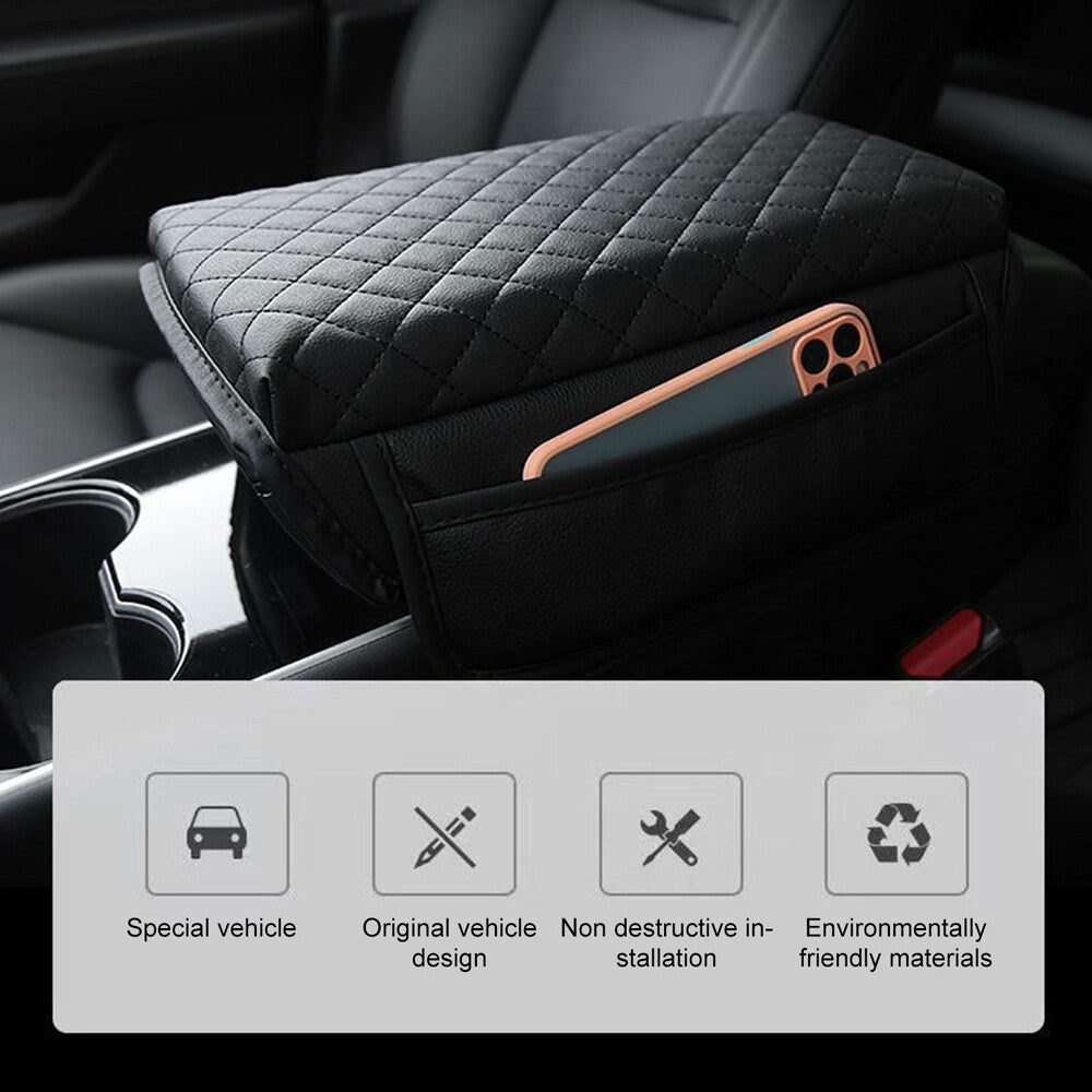 Car Accessories Auto Armrest Cushion Cover Center Console Box Pad Protector US