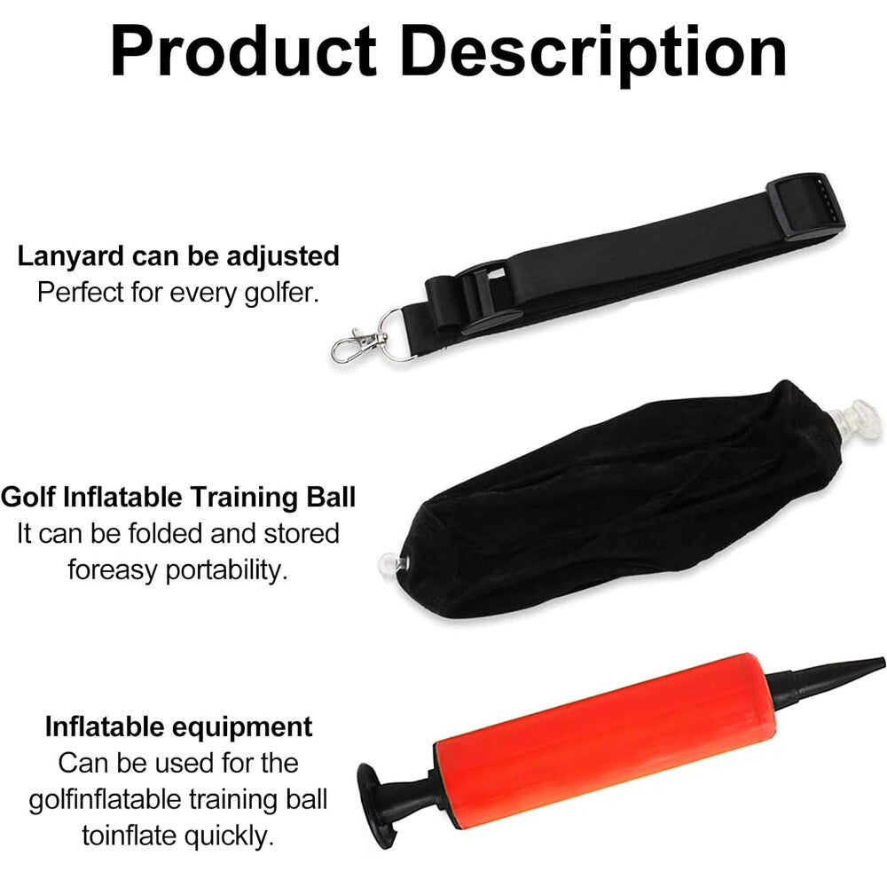 Golf Striker Smart Golf Ball Swing Training Teaching Aids Adjustable Portable US