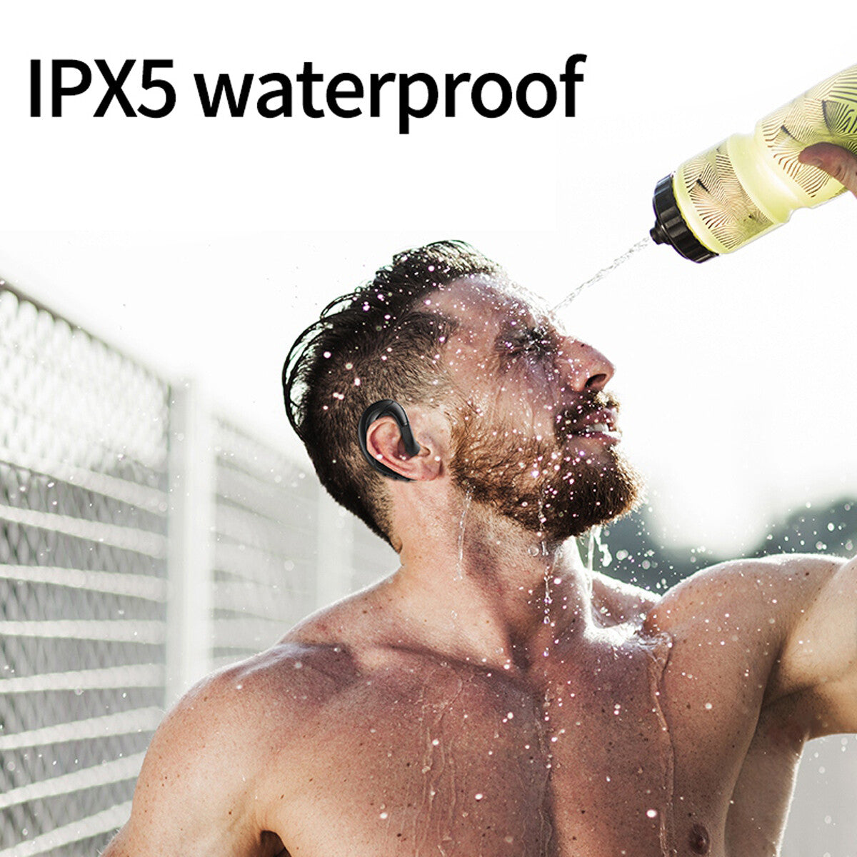 1 Pair Bluetooth Earbuds Stereo Headphone True Wireless Earphone Waterproof US