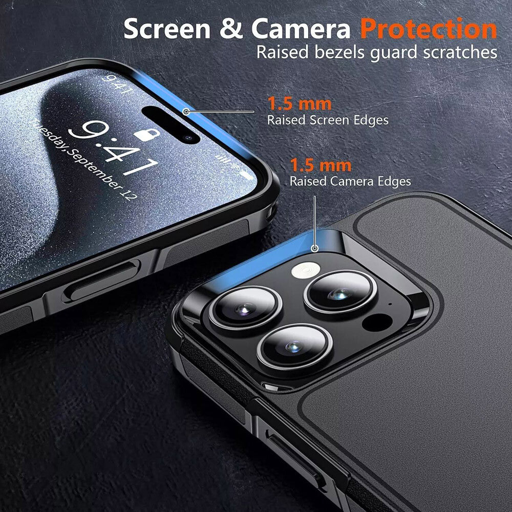 Heavy Duty Rugged Magsafe Shockproof Magnetic Case Cover Iphone 15 Pro Max 14 13