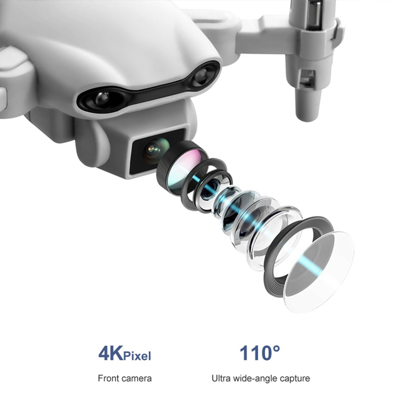 RC Drone 4K HD Wide Angle Camera WIFI FPV V9 Drone Dual Camera Quadcopter 2023