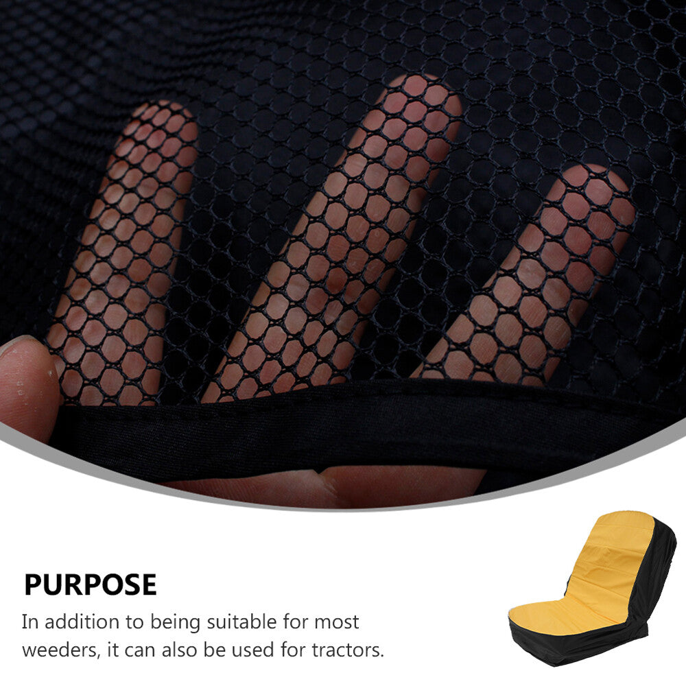 Universal Lawn Mower Tractor Seat Cover Waterproof Padded Comfort Pad Protector