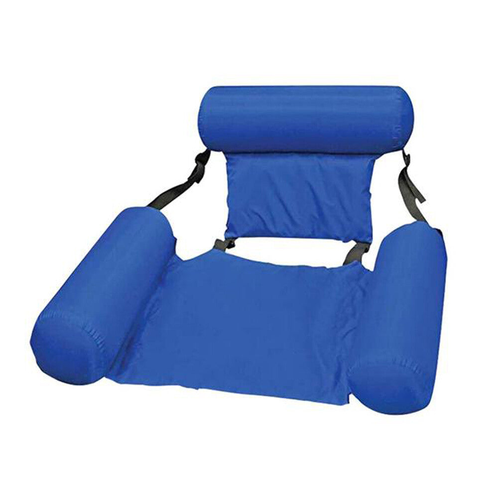 Swimming Pool Foldable Inflatable Seats Water Floating Bed Chair Beach Home Use