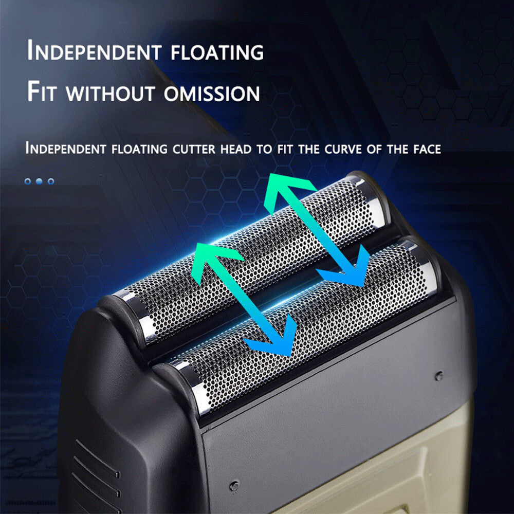 Men'S USB Electric Shaver Trimmer Razor Rechargeable Hair Beard Shaving Machine