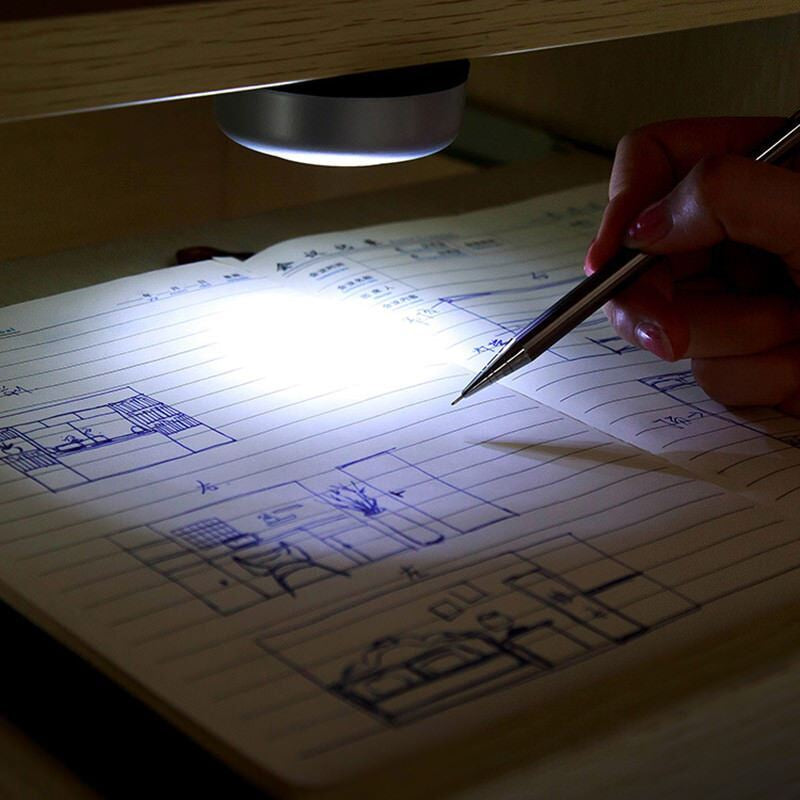 10PCS 3 LED Touch Push On/Off Light Self-Stick on Click Battery Operated Lights