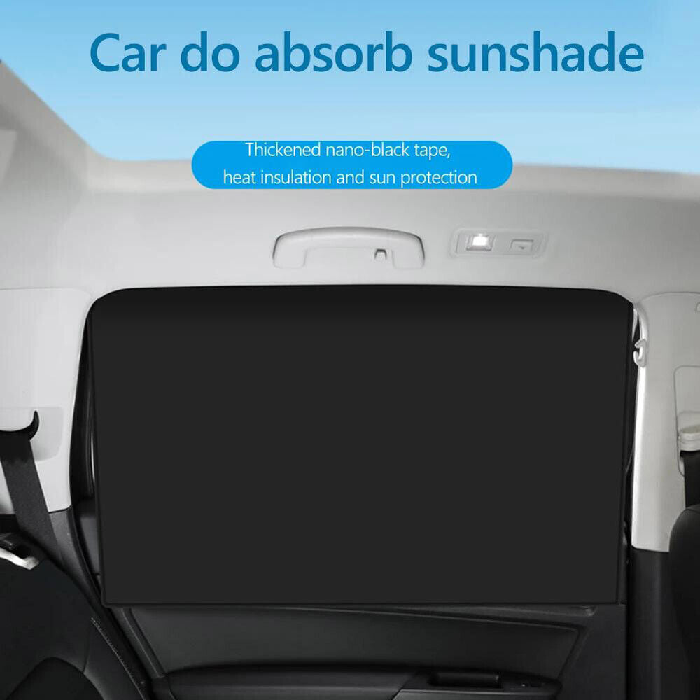1X Magnetic Car Suction Sun Shade Curtain Full Shading Sunshade Accessories US