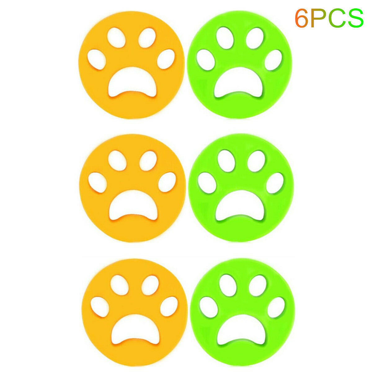 6PCS Pet Hair Remover for Laundry Washing Machine Cat Dog Reusable Fur Catcher