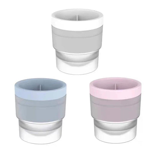 Slow-Melting Stackable Large Ice Cube Mold Maker for Whisky Cocktails Beverage